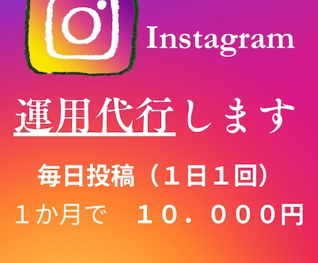 Instagram運用代行します 格安すぎ！！ほぼ丸投げでも運用します！ イメージ1
