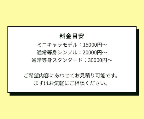 Vtuber向けLive2Dモデリングします 限定価格受付中！｜初めてのご依頼でも安心サポート イメージ2