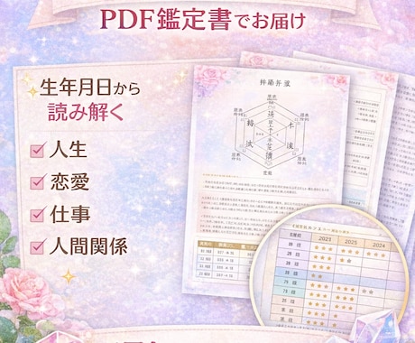 算命学で人生と運気を鑑定します 今年の運気を詳しく解説します。 イメージ2