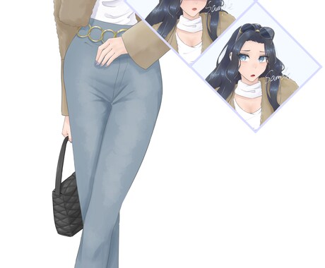 TRPG、IRIAM等で使用出来る立ち絵制作します 〈二次利用、商用利用可能〉一次創作のお手伝いいたします！ イメージ1