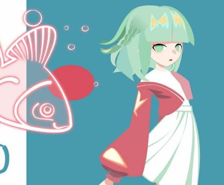 商用利用OK　ご希望のイラスト制作します 人物・動物などお好きなモチーフで イメージ1