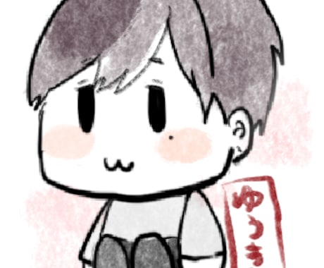 ゆるいタッチでちびキャラ描きます オリジナルでも似顔絵でも！色々なところにお使いください。 イメージ2