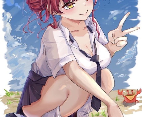人物や立ち絵はなどご希望に合わせた絵を描きます アイコンやVTuberの立ち絵などイラストを描いて欲しい方へ イメージ2