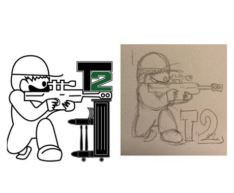 アイコン等の下書き、ラフ画、Aiにて実用化します 経費を抑えたいけどいいものを作りたい方ぜひぜひ イメージ2