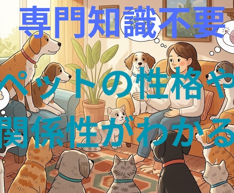 アニマルコミュニケーター用スマホアプリ作ります 誰でも簡単にコミュニケーターになってペット気持ちを理解 イメージ1