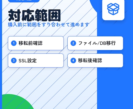 WordPress引越しSSL化します 移転後の表示崩れやエラー対応もお任せください イメージ2