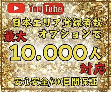 You Tube日本人登録者を増やします 登録者増加で注目度をアップしませんか？ イメージ2