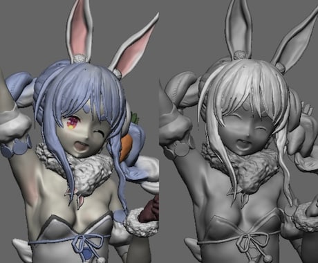 フィギュア用3Dデータを製作致します 先方の要望に合わせてジャンル問わず製作致します。 イメージ1