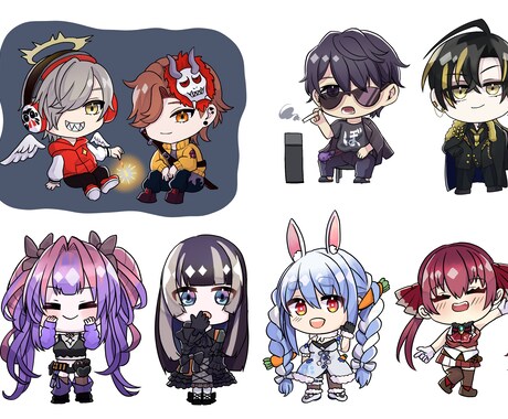 表情豊かなSDイラスト描きます ころっと可愛い！表情豊かなSDです イメージ1