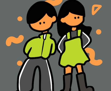 商用利用OK！キャッチーなイラスト描きます ポップで可愛い♡万人受け◎何にでも使えるイラストです♩ イメージ2