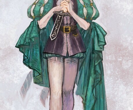 アンティーク、クラシカルなキャラ描きます 和洋中ケモ美人なんでも描けます！ イメージ2