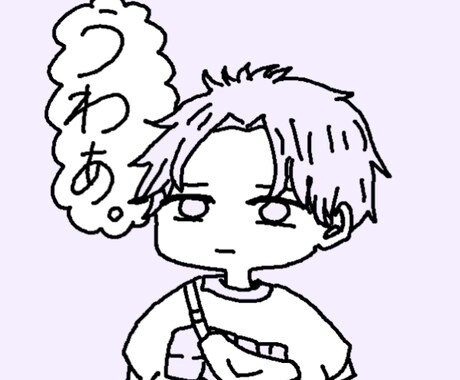 商用利用可‼︎ ゆる絵イラスト作成いたします アナログとデジタル選べる、ふんわりゆる絵はいかがですか。 イメージ2