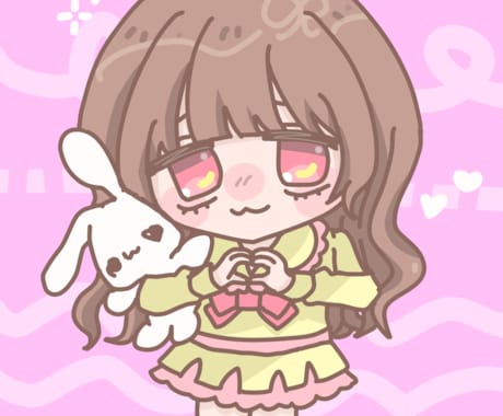 ゆるかわ ミニキャラ描きます 推し活にも！ゆるかわミニキャラ制作します イメージ1