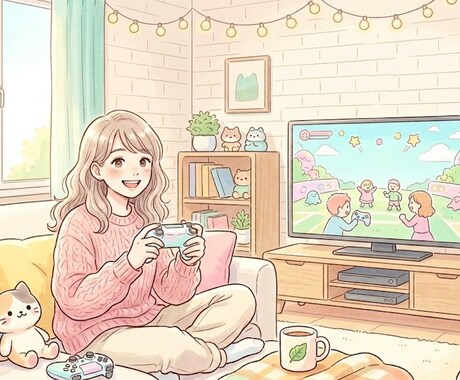がんばらないゲーム、付き合います 安心してゆるく遊べるゲーム相手やります◎ イメージ1
