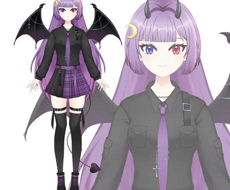 Vtuber向けLive2Dモデル制作します 商用利用可・キャラデザ～モデリングまで制作可 イメージ2