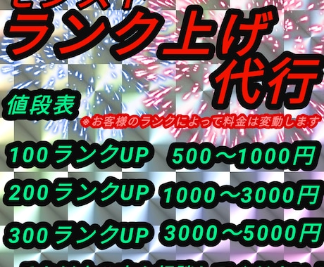 モンストのランク上げ代行します 実績が少ない分安価で対応させて頂きます！是非ご利用下さい！ イメージ1