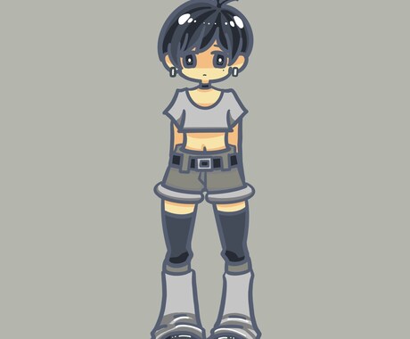 おしゃれかわいい立ち絵を安価で作成します ちょうどいいポップでおしゃれかわいいイラストが必要な方へ イメージ2