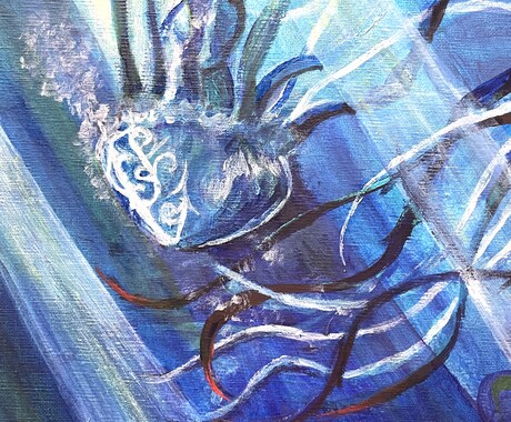 クラゲの一枚絵を描きます イメージ1