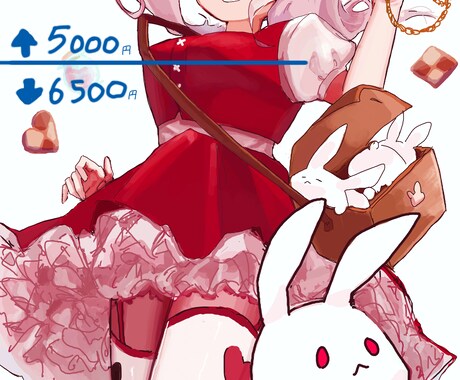 かっこよくかわいく明るく描きます 少し彩度が強めなのが特徴です！ イメージ2