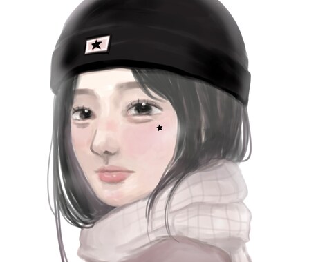 可愛らしい女の子の厚塗りのイラストを制作します SNSアイコンや挿し絵等に使用できるイラストを制作します！ イメージ2