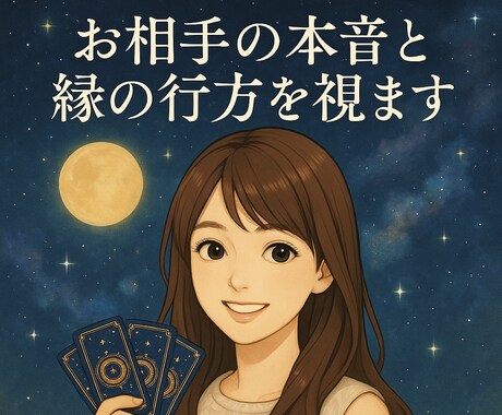 お相手の本音と縁の行方を視ます 恋の迷い…連絡が来ない・気持ちが分からない恋にも寄り添います イメージ1