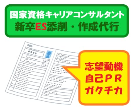 面倒な志望動機・自己PR・ガクチカの作成代行します 一番悩む文章が最も重要！！プロを活用して効率よく応募準備を！ イメージ1