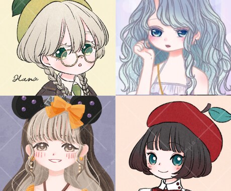 SNSなどで使えるアイコン描きます 可愛い女の子を描いて欲しい方へ！ イメージ1