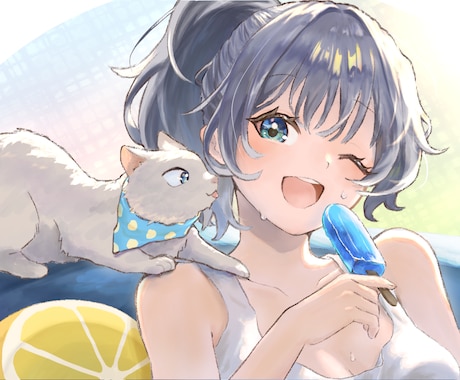ふんわり優しいイラスト描きます イメージ1
