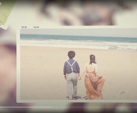 水彩画風　結婚式プロフィール動画を作成します あなただけのオリジナルムービーを作成致します。 イメージ2