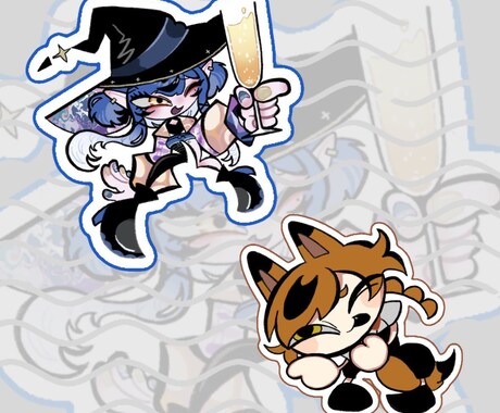 ミニキャライラスト描きます 約2頭身のポップでもちもちな可愛いイラスト イメージ2