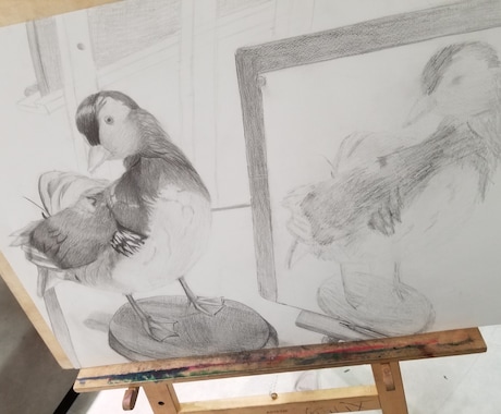 丁寧にデッサンのアドバイス致します 絵の基本を学び上手く形告ぐりや立体感を出したい方へ イメージ1