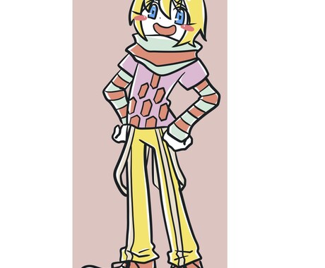 キャラクターの立ち絵イラスト作成します 男キャラ女キャラ獣人も、オリキャライラストお描きします！ イメージ1