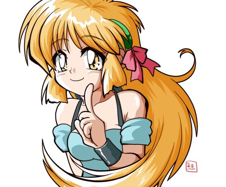 SNSアイコンなど作成させていただきます 90年代アニメちっくな女の子が描けます。 イメージ2