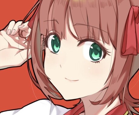かわいいSNSアイコンを描きます 色な場合で使えるかわいいアイコン イメージ1