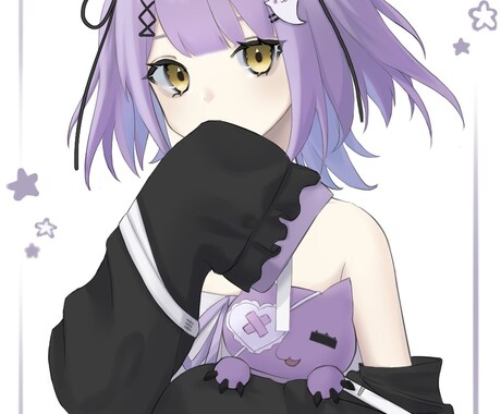 SNS向けアイコン・1枚絵等可愛いイラスト描きます 綺麗さと可愛さを掛け合わせたイラストが得意です イメージ2