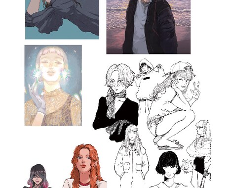 アイコン・ヘッダー作成します ゆるいタッチの線画や絵画風のイラストを手描きで制作します。 イメージ2