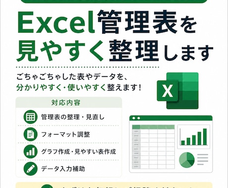 Excel管理表を見やすく整理しますます 製造業経験を活かし丁寧に対応します イメージ1