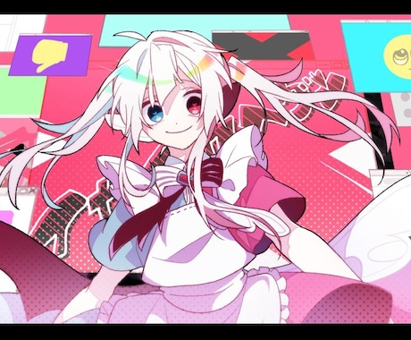 動画用イラスト、アイコン、立ち絵お描きします 病み・可愛い系のイラストが得意です！ イメージ2