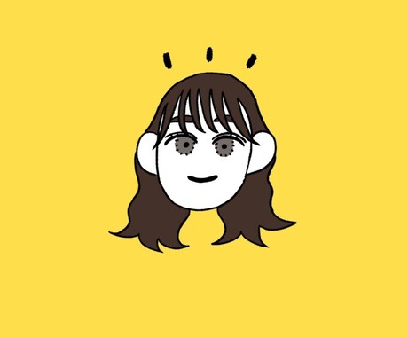 可愛いアイコンなどに使用できるイラスト作成します イメージ1