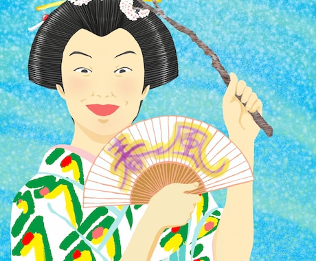 優しい雰囲気のイラストを描きます イメージ1