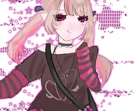 アイコン、夢絵、オリキャラ描きます 女性を描くのが得意です。ご気軽にご依頼ください。 イメージ2