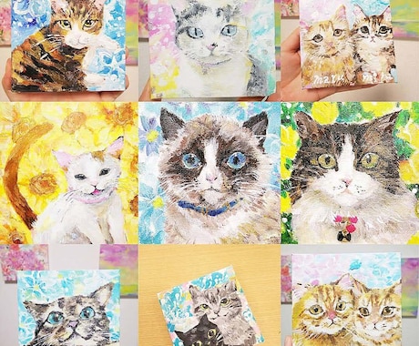わんちゃん、ねこちゃん、うちの子似顔絵描きます イメージ1