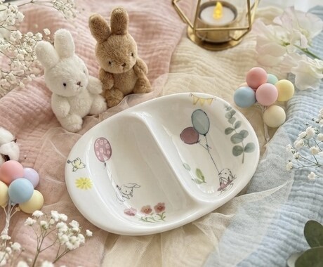 産院での講座講師が離乳食食器をお作りします 産院の産後ケアで講座をしている信頼の講師が作る離乳食食器 イメージ2