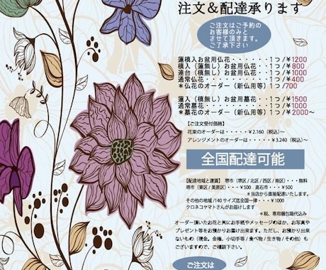 フライヤやチラシをお作りします イベントや商品のイメージに合わせてお作りします イメージ2