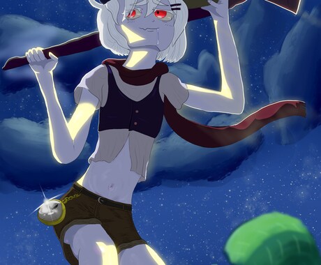 商用のキャラクターのイラストを描きます 独特な雰囲気のあるキャラクターをお求めの方に イメージ1