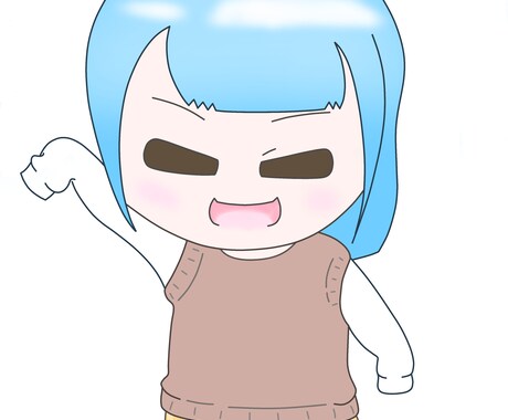 シンプルなデフォルメ描きます 世界でたった1枚のイラストを描きます！ イメージ1