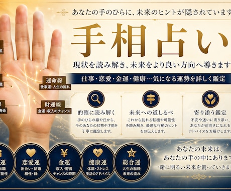様々な占いを用いてあなたの未来を優しく読み解きます あなたの未来への道筋を見つける鑑定士 イメージ1
