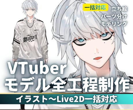 VTuberモデル一からお仕立てします デザインからモデリングまで、あなたの好きを詰め込みます！ イメージ1