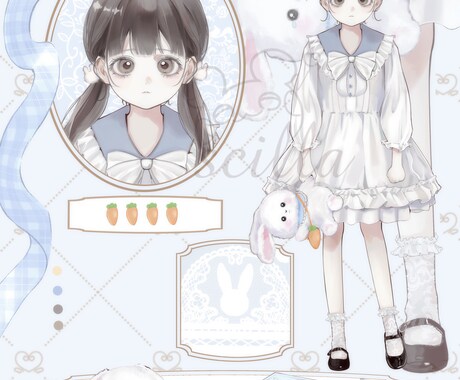 ふんわりかわいいバストアップアイコン描きます 実績作り中のため5月末まで特別価格で制作いたします！ イメージ2