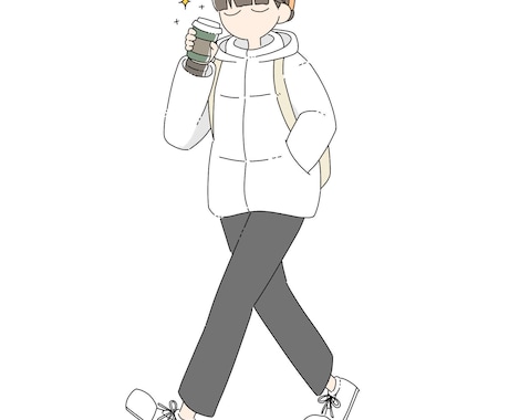 ゆるいイラスト描きます シンプルでゆるいイラスト描きます最短2日で納品可能です イメージ1